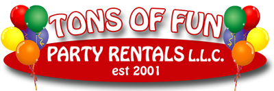 Tons of Fun Party Rentals logo