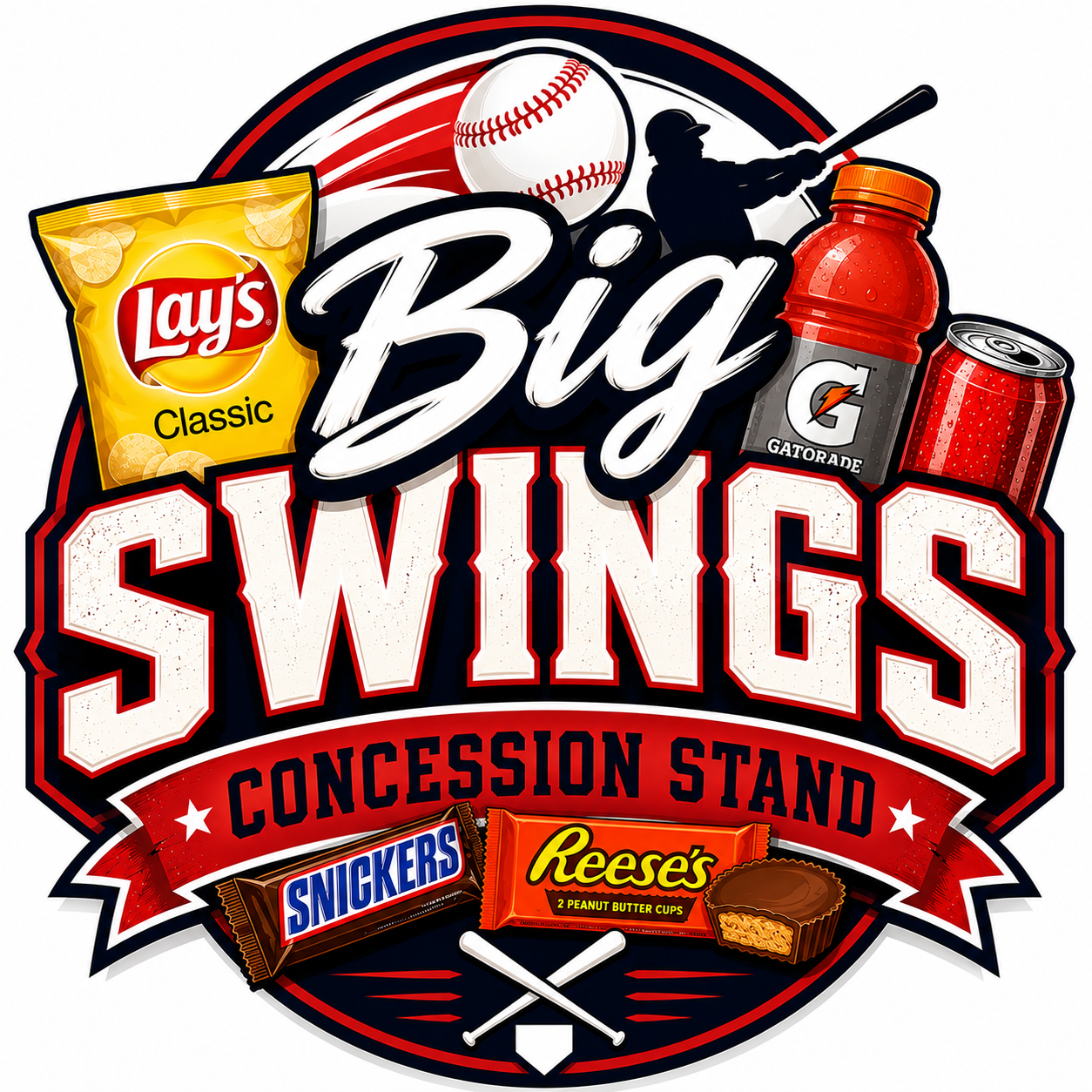 Big Swings Concession Stand logo
